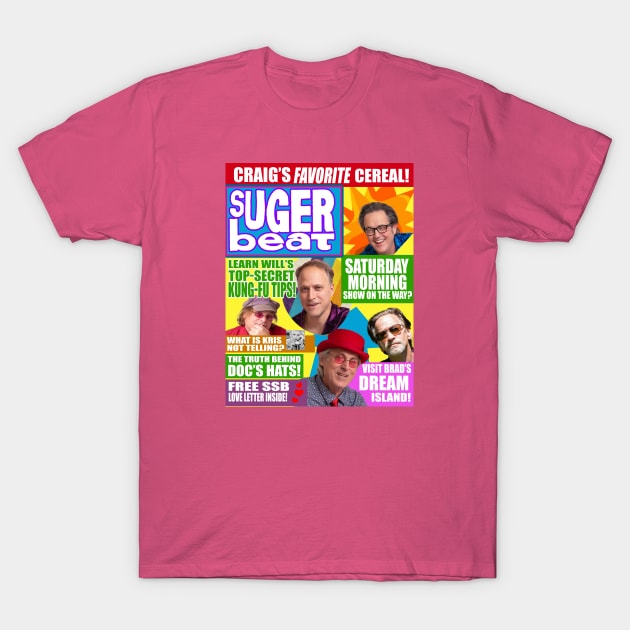 Super Sugar Beats Magazine T-Shirt by Moliotown